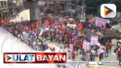 Mga kilos-protesta kasabay ng Labor Day, naging mapayapa