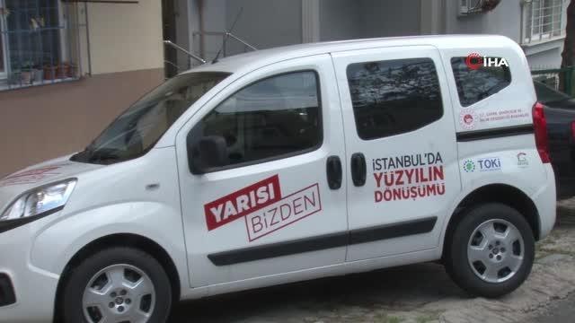 Kentsel Dönüşümde yarısı bizden kampanyasında başvuruların başlamasının ardından binalarda incelemeler başladı