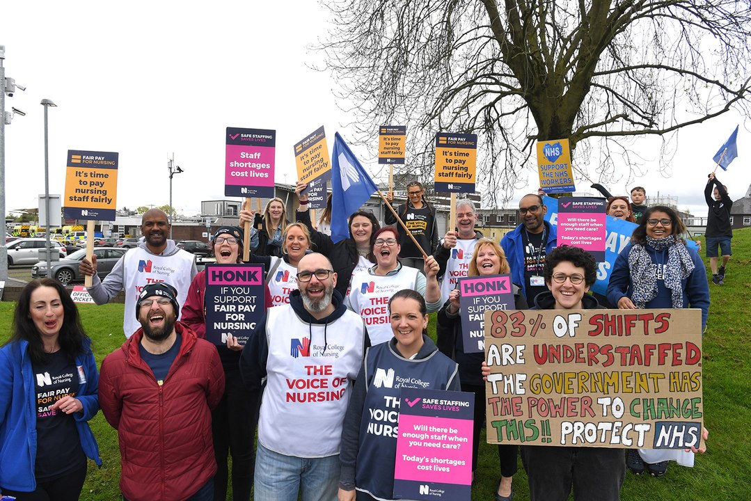 Nurses strike