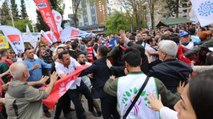 1 Mayıs kutlamalarında Memleket Partililer ile CHP’liler arasında kavga