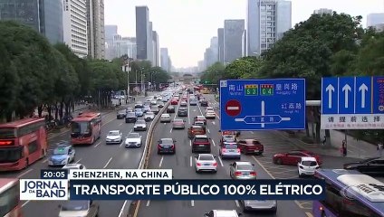 Cidade na China tem 100% do transporte público elétrico 01/05/2023 09:52:10