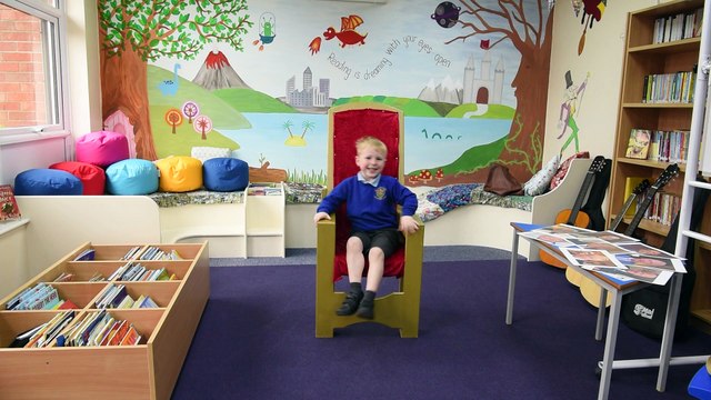 New Longton All Saints school pupils discuss King Charles