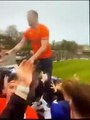 Armagh GAA fans singing what appears to be a pro-IRA chant during Sunday's game against Down