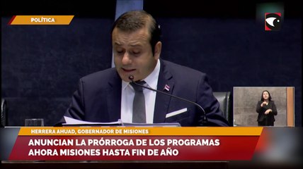 Anuncian la prórroga de los Programas Ahora Misiones hasta fin de año