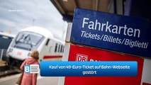 Kauf von 49-Euro-Ticket auf Bahn-Webseite gestört