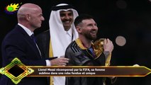 Lionel Messi récompensé par la FIFA, sa femme  sublime dans une robe fendue et unique