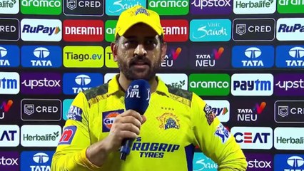 Descargar video: Dhoni about Last Over CSK vs PBKS Last Over Highlights Sikandar Raza winning Shot CSK vs PBKS