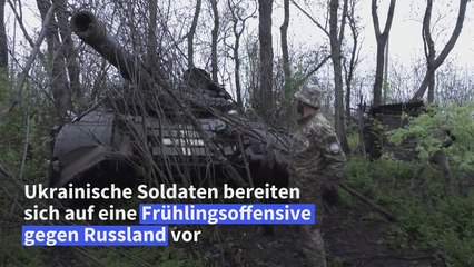 "Es wird nicht einfach": Ukrainische Soldaten warten auf Frühlingsoffensive