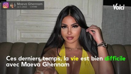 VOICI : Maeva Ghennam en larmes : ses lèvres “trop lourdes” pour sa dernière opération du nez qui vire au cauchemar