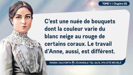 Maria Valtorta - Tome 1 - Chapitre 05 - Anne avec un cantique annonce sa maternité.