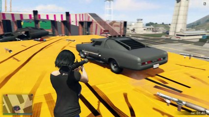 Grand Theft Auto 5 / Gta 5 Online Gameplay Dukes Cars VS Rocket Launcher (Hard Game )