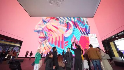 Giant digital portrait of King Charles III made from thousands of children’s drawings unveiled