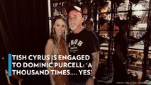 Tish Cyrus Is Engaged to Dominic Purcell: 'A Thousand Times…. YES'