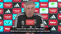 Ancelotti hails 'spectacular' Antetokounmpo response