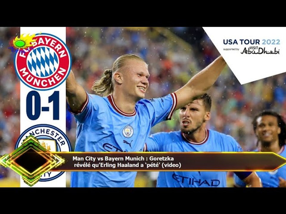 Man City vs Bayern Munich : Goretzka  révélé qu’Erling Haaland a ‘pété’ (video)