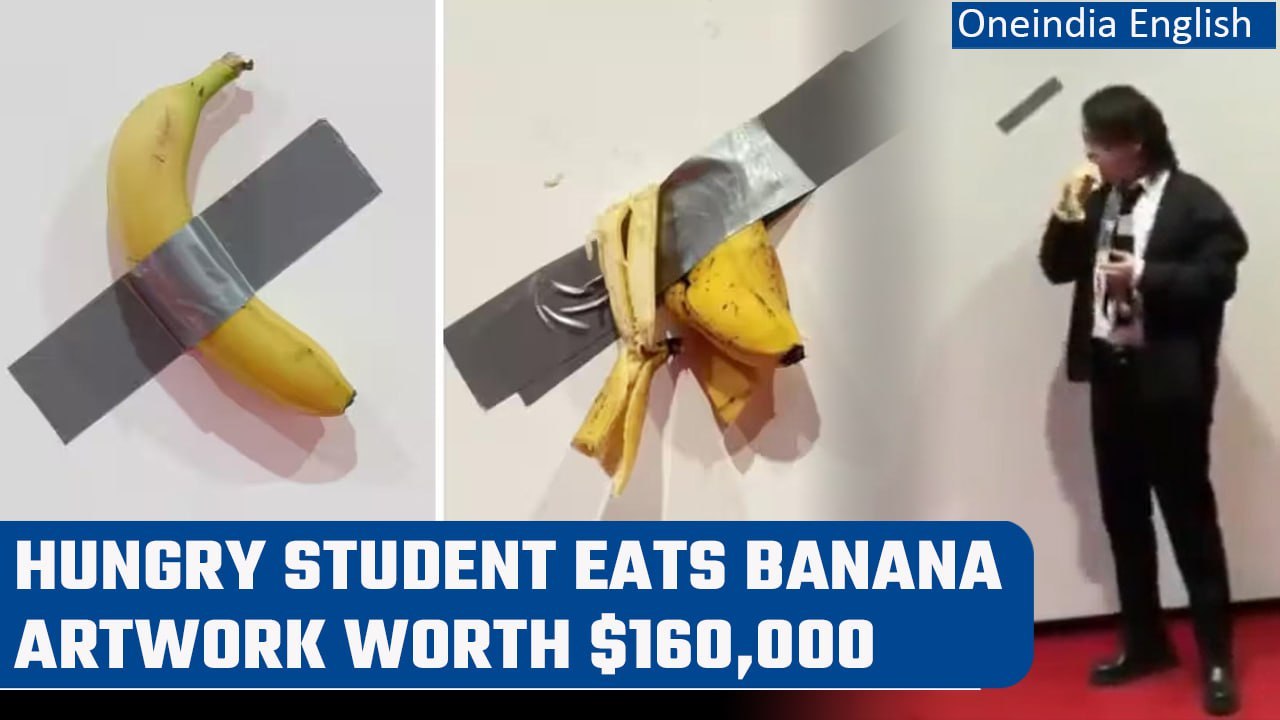 Maurizio Cattelan's banana artwork worth $160,000 eaten by a Seoul ...