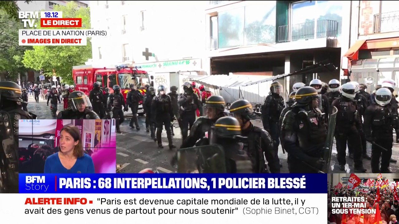 Sophie Binet (CGT): l'intersyndicale décidera "demain matin" des suites de la mobilisation contre la réforme des retraites