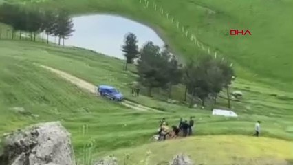 BATMAN'DA MANZARA İZLERKEN UÇURUMA YUVARLANDI