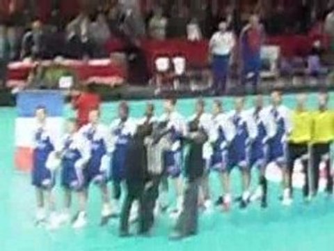 Hymne National , tournoi de Bercy Handball