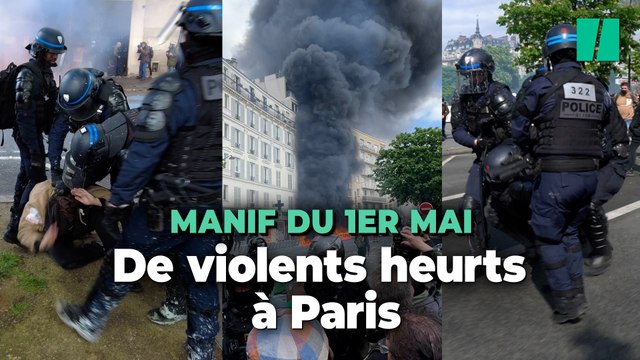 À Paris, la manifestation du 1er mai émaillée de violences