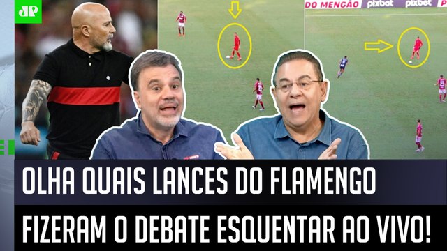 ESQUENTOU! ISSO É UM ABSURDO! É IRRESPONSÁVEL! O Flamengo do Sampaoli... OLHA esse BAITA DEBATE!