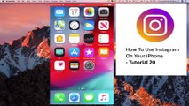 How to USE Instagram on iPhone - Send a Video Via Direct Message (DM) On Instagram | Tutorial 20