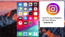 How to Use Instagram on iPhone - Delete a Direct Message (DM) On Instagram | Tutorial 22