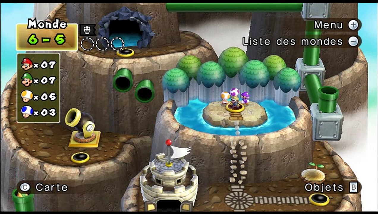 DU Super Wario Bros online multiplayer - wii