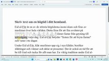 Skriv om en högtid i ditt hemland - موضوع عن احتفال في بلدك الأم ( عيد الفطر)