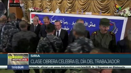 En Siria la clase obrera celebra el Día Internacional de los Trabajadores