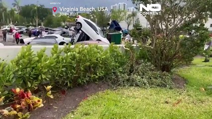 WATCH: Tornado strikes Virginia Beach on US East Coast