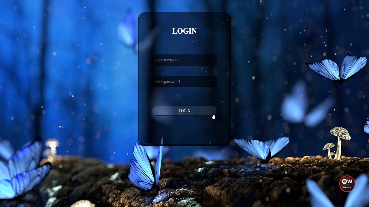 Transparent Login Form With Glass Effect Using HTML and CSS CSS Glass Effect Tutorial