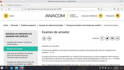 Preparação para o exame de radioamador de categoria 2 - Parte 1
