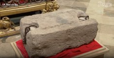 Stone of Destiny Travels from Edinburgh Castle in Scotland to Westminster Abbey for Coronation