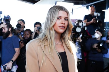 Sofia Richie’s Latest Honeymoon Look Included a Sparkly Halter Minidress with a Matching Dog Purse
