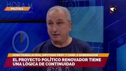 El proyecto político de la Renovación da previsibilidad a la provincia, afirmó Hugo Passalacqua