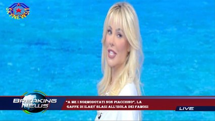 Download Video: “A me i normodotati non piacciono”, la  gaffe di Ilary Blasi all’Isola dei famosi