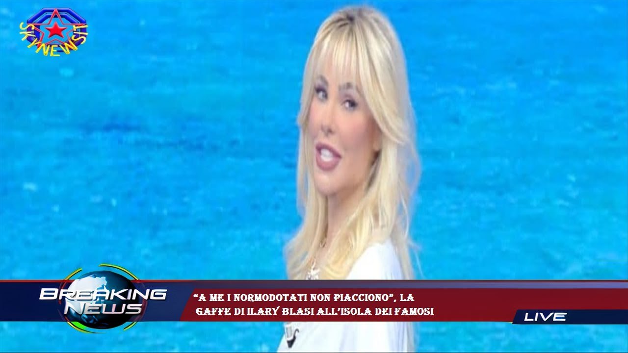 “A me i normodotati non piacciono”, la  gaffe di Ilary Blasi all’Isola dei famosi