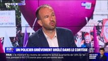 Absence de condamnation des violences contre les policiers: Manuel Bompard dénonce des 