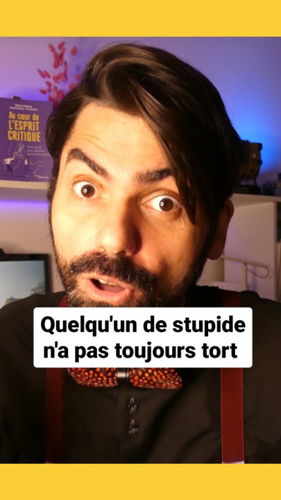 Quelqu'un de stupide n'a pas toujours tort