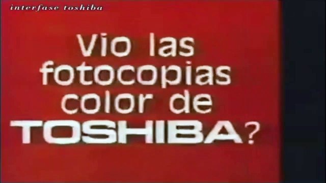 Fotocopiadora Toshiba - Vieja publicidad
