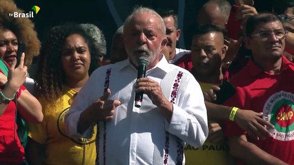 Lula reafirma beneficios para trabajadores en acto por 1 de mayo