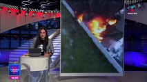 Explosión de pipas con combustible provoca incendio en Matamoros