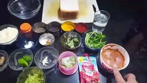 Stuffed Mini Bread Pakora Recipe in Hindi - भरवां ब्रेड पकौडा़