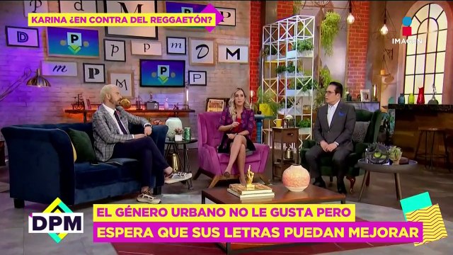 'Terminas perreando' Karina espera letras del reguetón puedan mejorar