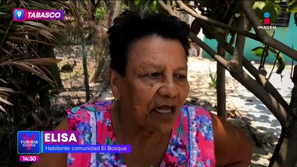 La erosión está acabando con la comunidad El Bosque, en Tabasco