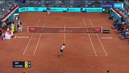 Tải video: Tsitsipas overcomes stern Baez test