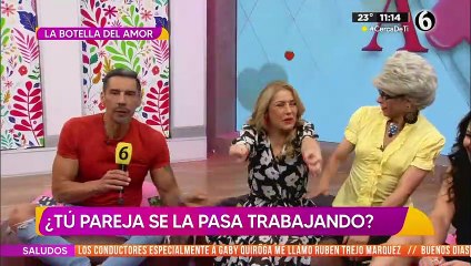 Cachan a conductora de 'VivalaviMx' detrás de cámaras con invitado