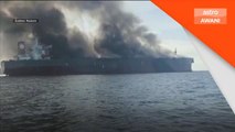 Kapal tangki terbakar, tiga krew masih hilang