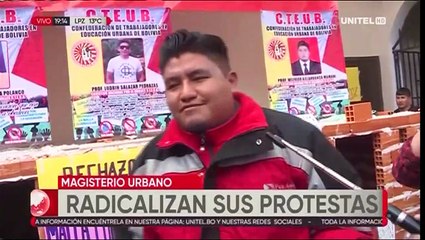 En el Día del Trabajo, tres dirigentes del magisterio se ‘tapiaron’ exigiendo al Gobierno atender al sector